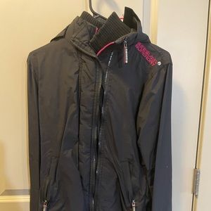 Superdry Black Windbreaker Jacket